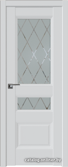 

Межкомнатная дверь ProfilDoors 68U 60x200 (аляска/стекло матовое ромб)