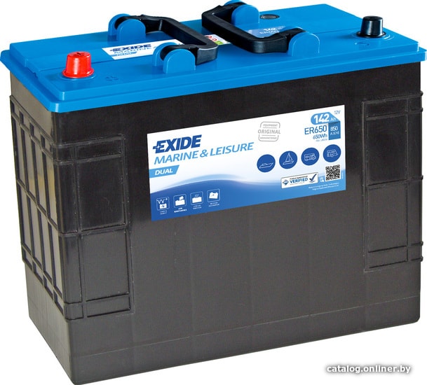 

Тяговый аккумулятор Exide Dual ER650 (142 А·ч)