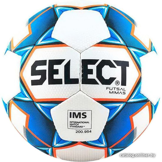 

Футзальный мяч Select Futsal Mimas (белый/синий/оранжевый)