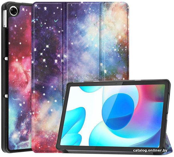 

Чехол для планшета JFK Smart Case для Realme Pad (галактика)