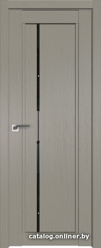 

Межкомнатная дверь ProfilDoors 2.70XN 50x200 (стоун, стекло дождь черный)