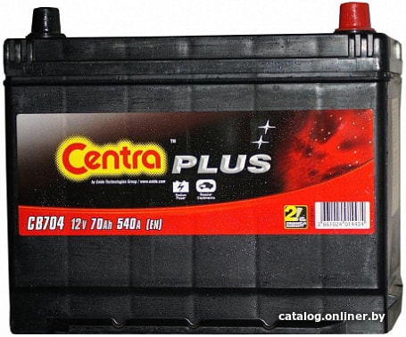 

Автомобильный аккумулятор Centra Plus CB704 (70 А/ч)