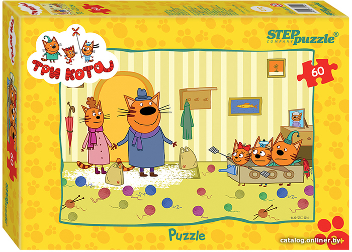 

Пазл Step Puzzle Три кота 81152 (60 эл)