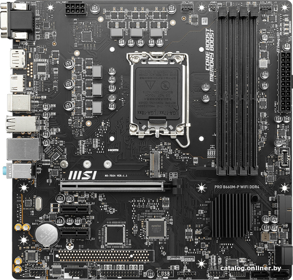 

Материнская плата MSI PRO B660M-P WIFI DDR4