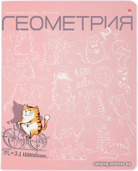 

Тетрадь предметная Альт Кот в теме. Геометрия 7-48-1214/05 (48 л)