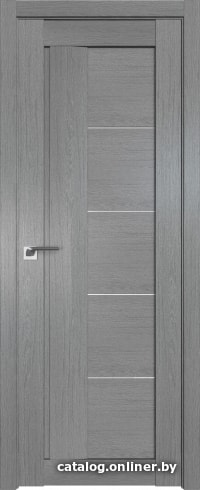 

Межкомнатная дверь ProfilDoors 2.10XN 60x200 (грувд серый, стекло белый триплекс)