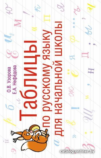 

Учебное пособие издательства АСТ. Таблицы по русскому языку для начальной школы (Нефедова Елена Алексеевна)