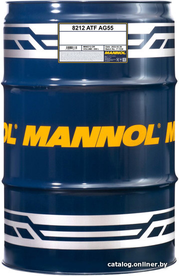 

Трансмиссионное масло Mannol ATF AG55 Automatic MN8212-DR 208 л
