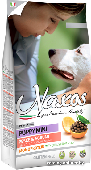 

Сухой корм для собак Naxos Puppy Mini Fish and Citrus 2.5 кг