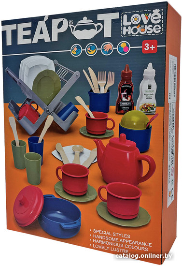

Набор игрушечной посуды Sharktoys Love House 22200048