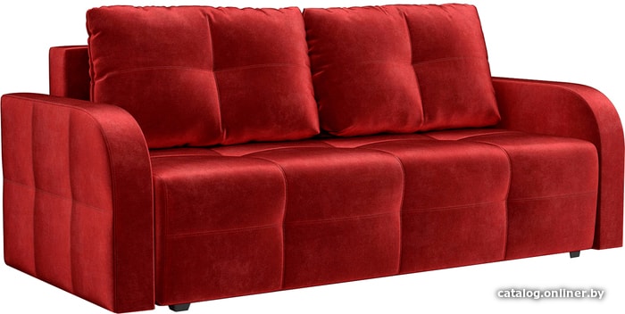 

Диван Мебель-АРС Марсель №3 (вельвет, красный star velvet 3 dark red)