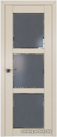 

Межкомнатная дверь ProfilDoors 2.13U 90x200 (магнолия сатинат, стекло square графит)