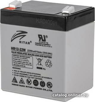 

Аккумулятор для ИБП Ritar HR12-22W