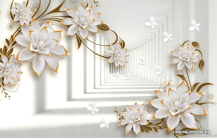 

Фотообои Citydecor Цветочная абстракция 8 3D с защитным покрытием 400x254