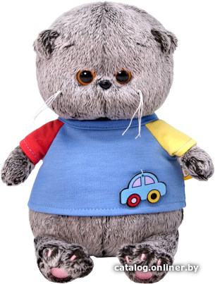 

Классическая игрушка BUDI BASA Collection Басик Baby в футболке с машинкой BB-064 (20 см)