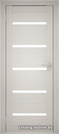 

Межкомнатная дверь Юни Амати М1 90x200 (эшвайт/матовое стекло)