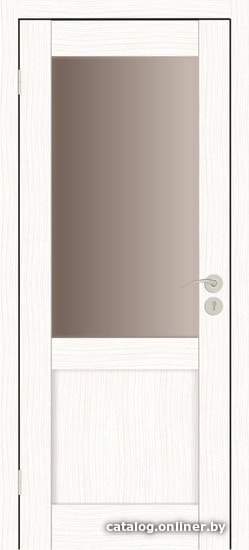 

Межкомнатная дверь IstokDoors Вега-2 ДЧ 90x200 (бьянко/стекло бронза)