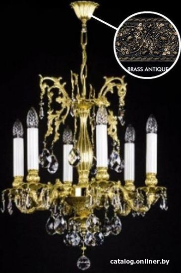 

Подвесная люстра ArtGlass Penelope Brass Antique Sp