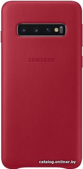 

Чехол для телефона Samsung Leather Cover для Samsung Galaxy S10 (красный)