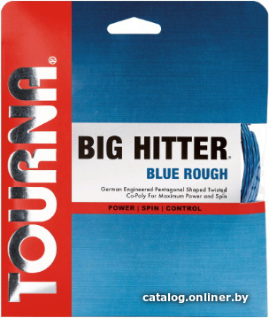 

Струна для теннисной ракетки Tourna Big Hitter Blue Rough BHBR-12-125 (синий)