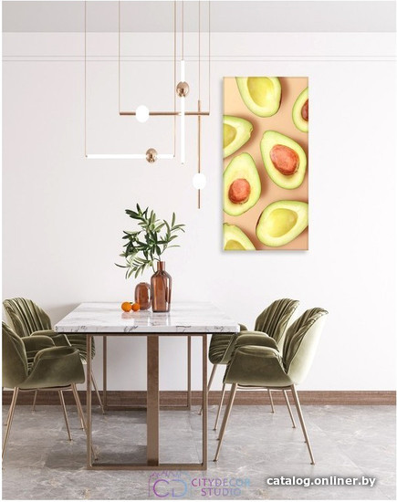 

Модульная картина Citydecor Еда/Напитки 9.3 75x37 см