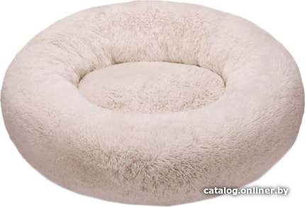 

Лежак Pet Bed плюшевый 60 см (молочный)