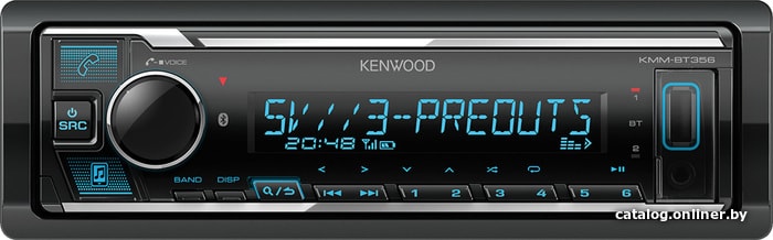 

USB-магнитола Kenwood KMM-BT356