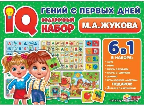 

Развивающая игра Умные игры IQ Гений с первых дней 4680107915092