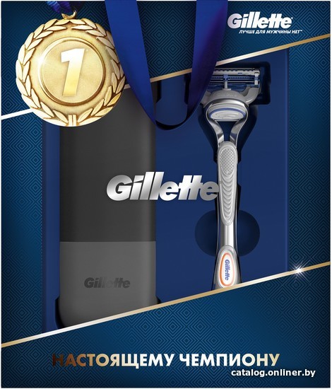 

Подарочный набор Gillette Skinguard Sensitive 1 сменная кассета + дорожный футляр