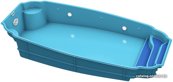 

Композитный бассейн Empire Pools Леман Econom (8.8x4 м)