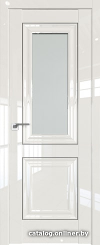 

Межкомнатная дверь ProfilDoors 28L 50x200 (магнолия люкс серебро, стекло матовое)