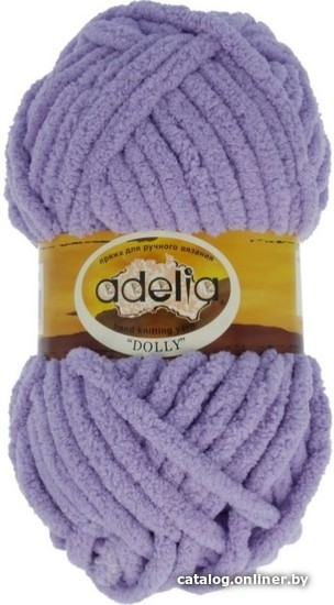

Набор для вязания Adelia Dolly 100 г 40 м (светло-сиреневый, 2 мотка)