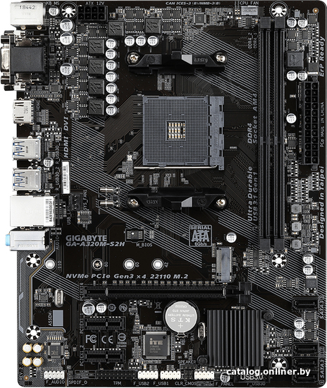 

Материнская плата Gigabyte GA-A320M-S2H (rev. 2.0)