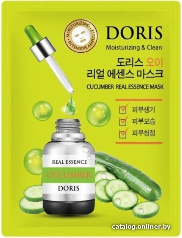

Jigott Маска для лица Doris Cucumber Real Essence 25 мл