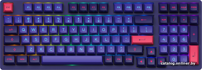 

Клавиатура Akko 3098B Asa Neon (Akko CS Jelly White)