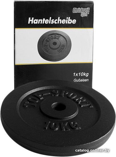 

Диск Christopeit Sport 10 кг (черный)