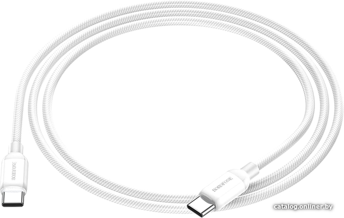 

Кабель Borofone BX68 USB Type-C - USB Type-C (1 м, серебристый)