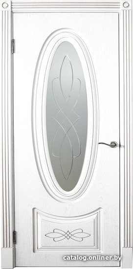 

Межкомнатная дверь IstokDoors Венеция-1 ДЧ 80x200 (эмаль серебро/стекло №20)