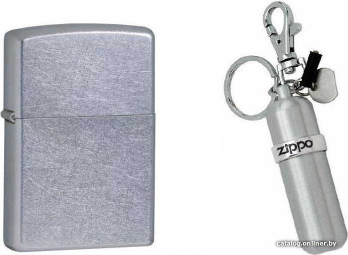 

Зажигалка Zippo Street Chrome Lighter 207 & Fuel Canister Combo Set 29788