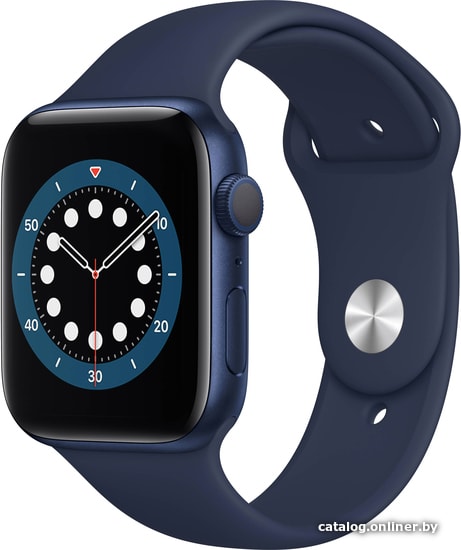 

Умные часы Apple Watch Series 6 44 мм Воcстановленный by Breezy, грейд A (алюминий синий/темный ультрамарин)