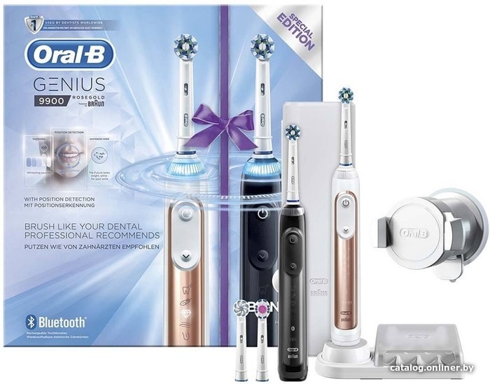 

Комплект зубных щеток Oral-B Genius 9900 D701.545.6HXC
