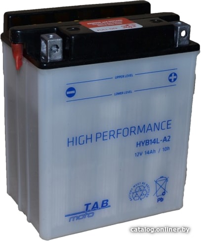 

Мотоциклетный аккумулятор TAB YB14L-A2 (14 А·ч)