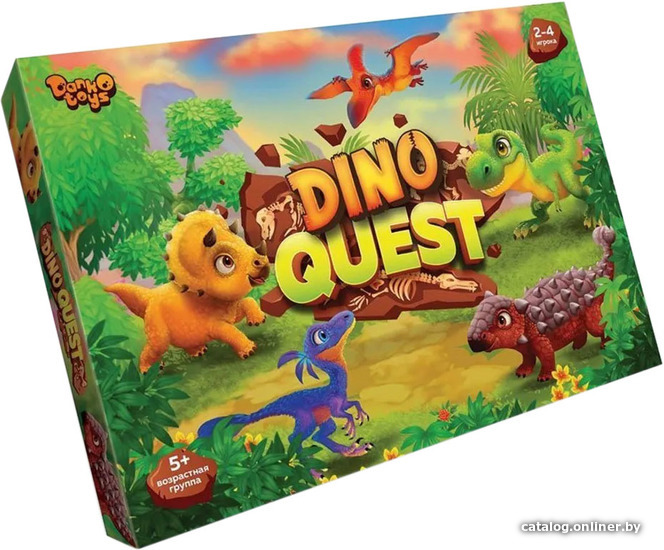 

Детская настольная игра Danko Toys Dino Quest DT-G99