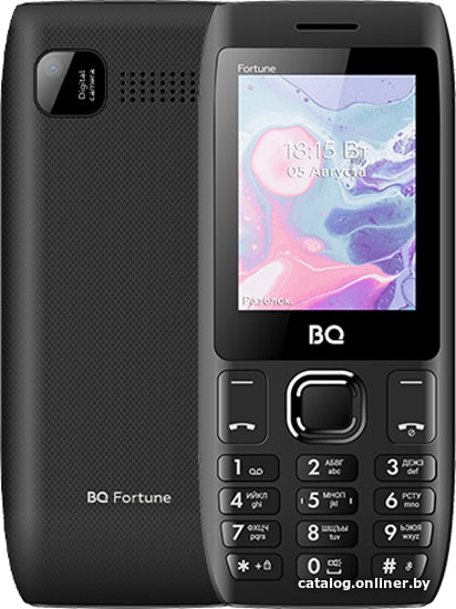 

Кнопочный телефон BQ-Mobile BQ-2450 Fortune (черный)