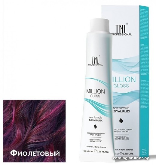 

Крем-краска для волос TNL Professional Million Gloss (фиолетовый)