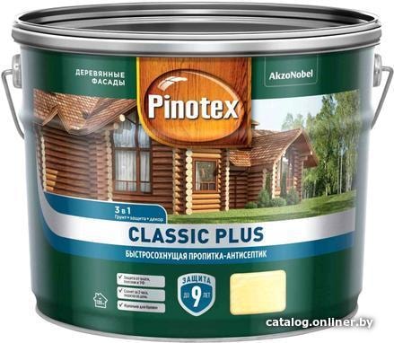 

Антисептик Pinotex Classic Plus 3 в 1 CLR (база под колеровку) 0.9 л