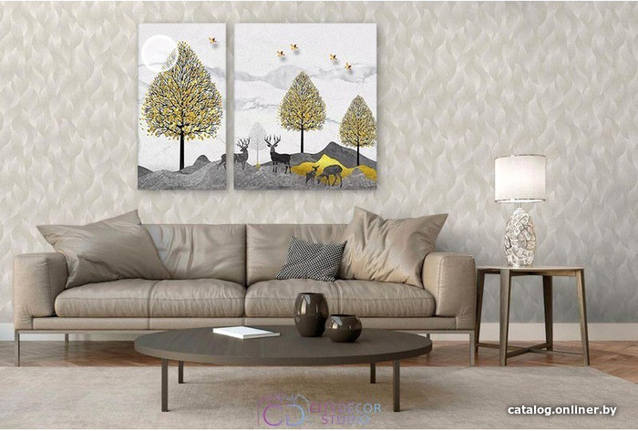 

Модульная картина Citydecor Животные/Птицы 1.22 60x90 см