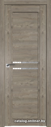 

Межкомнатная дверь ProfilDoors 2.75XN 90x200 (каштан темный, стекло дождь белый)