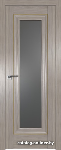

Межкомнатная дверь ProfilDoors 24X 60x200 (орех пекан золото/стекло графит)