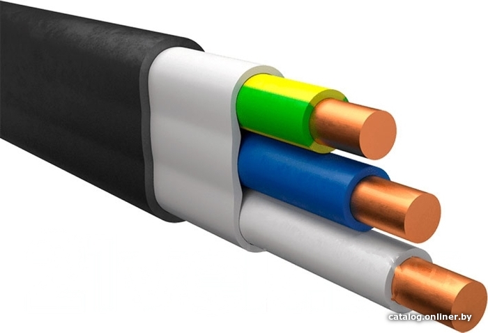 

Кабель силовой Ecocable ВВГнг(А)-П 3x2.5 ок (N/PE)-0.66 (10 м)